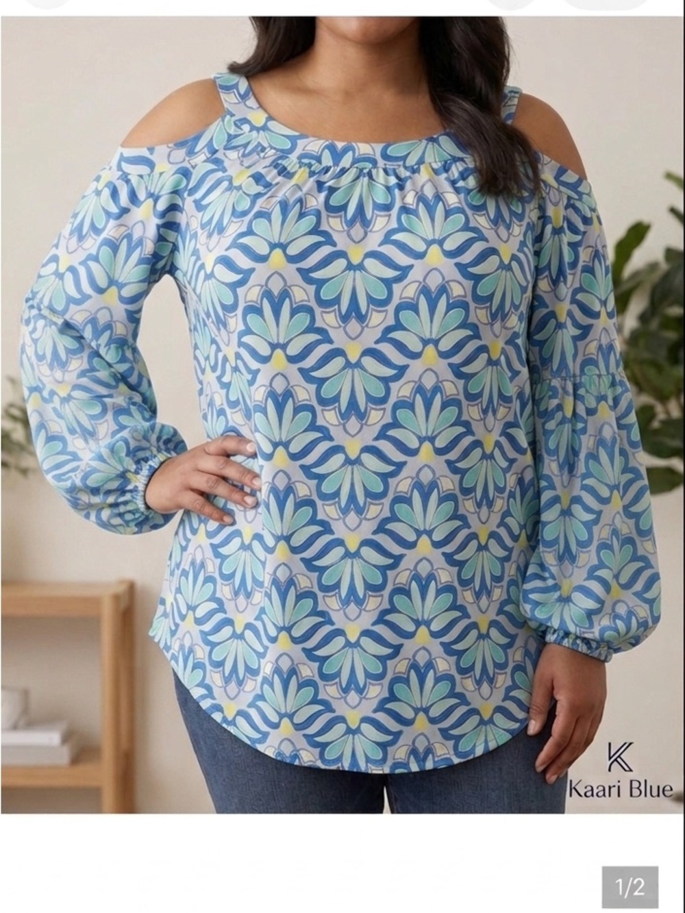 Floral Off-Shoulder Women Top